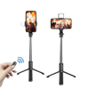 Thumbnail Palo de Selfie MOX MO-SS26 - Con Luz LED y Control Remoto - Bluetooth - Tripode - Negro0